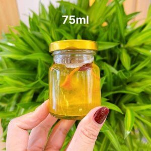 Sản phẩm yến đựng trong hũ thủy tinh 75ml